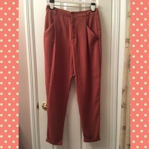 Salmon ASOS Pants